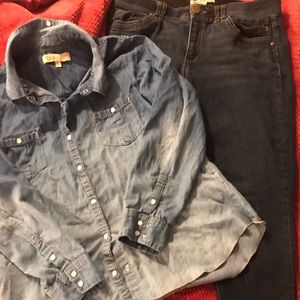 Democracy denim outfit ... 14